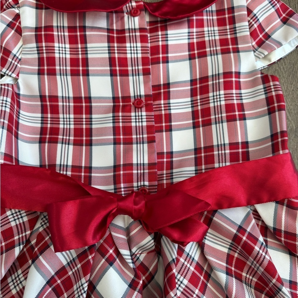 The Children's Place Red and White Plaid Dress - Picture 7 of 8